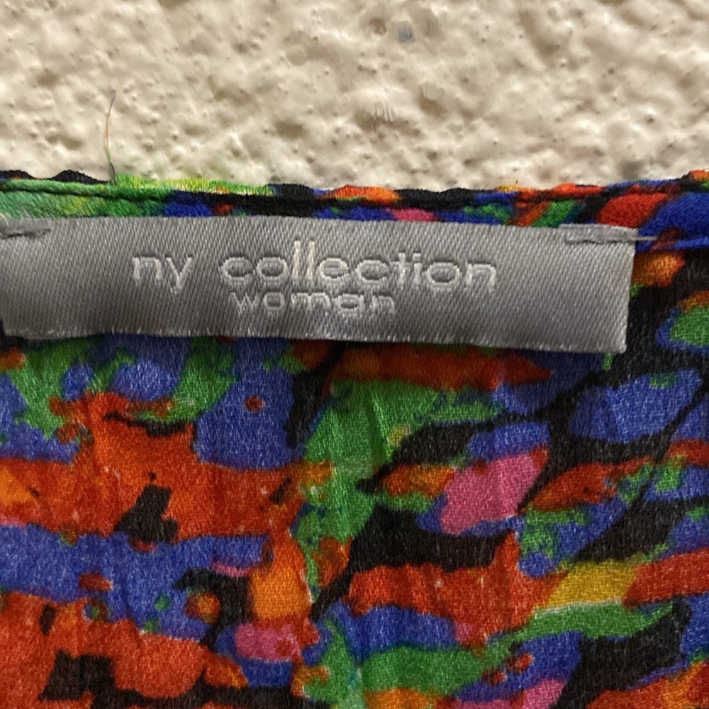 Ny Collection colorful blouse 2X - Picture 5 of 6